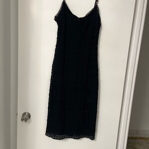 To the Max Black Top with Lace Detail